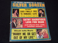 1974 JUNE SILVER SCREEN MAGAZINE - CHER & ELVIS FRONT COVER - E 12273