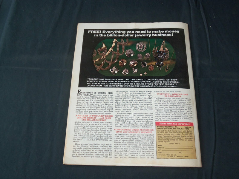 1973 AUGUST THE NATIONAL POLICE GAZETTE MAGAZINE -JOHNNY BENCH - B 5788