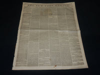 1854 MARCH 31 NEW YORK HERALD NEWSPAPER - CUTTING BRECKENRIDGE - NP 4893