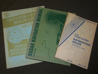 1975-1981 NAVIGATION MANUALS LOT OF 3 - COAST GUARD - O 1098