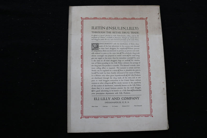1924 JANUARY THE DRUGGISTS CIRCULAR MAGAZINE - MERCK & CO. COVER - B 1126E