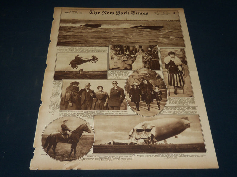 1921 FEBRUARY 20 NEW YORK TIMES PICTURE SECTION - WESTMINSTER SHOW - NT 8920