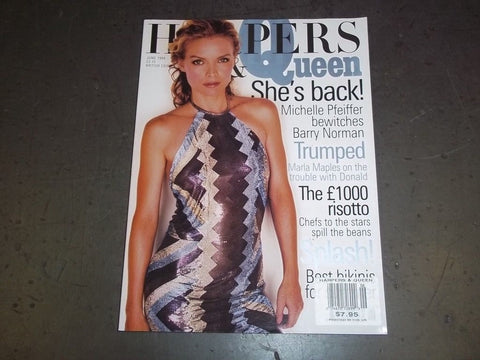 1999 JUNE HARPERS AND QUEEN UK MAGAZINE - MICHELLE PFEIFFER - II 4568