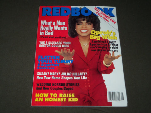 1995 AUGUST REDBOOK MAGAZINE - OPRAH WINFREY COVER - B 3075