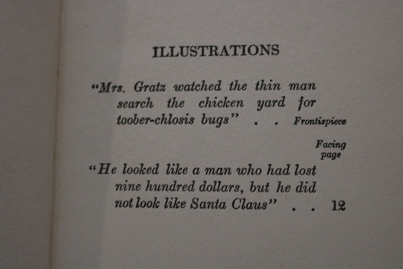 1909 THE THIN SANTA CLAUS HARDCOVER BOOK BY ELLIS PARKER BUTLER - KD 9616