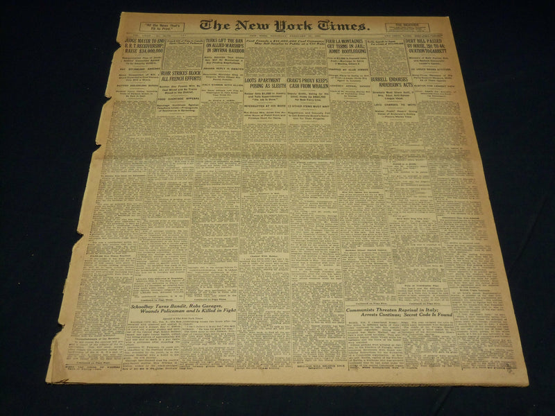 1923 FEB 10 NEW YORK TIMES - FORD FOUNDS A $15,000,000 COAL COMPANY - NT 7986