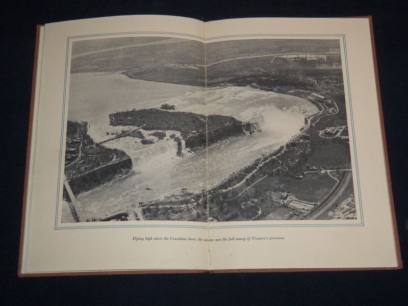 1920'S THE LENGTHENING OF NIAGARA FALLS BOOK - NICE PHOTOS - J 8528