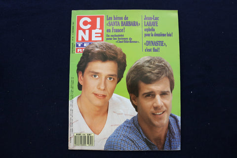 1987 NOVEMBER 5 CINE TELE REVUE MAGAZINE - DYNASTY COVER - E 12019
