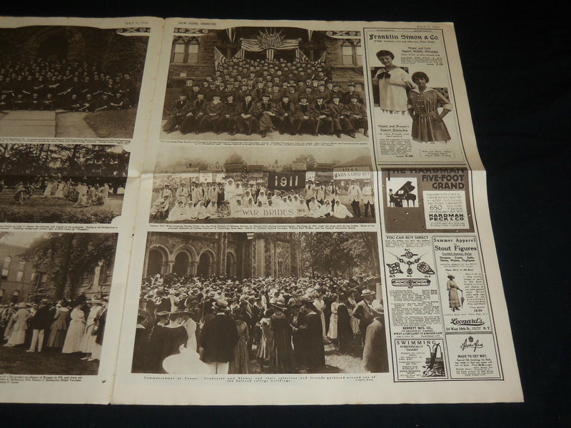 1916 JULY 9 TRIBUNE GRAPHIC SECTION - COLLEGE COMMENCEMENT NUMBER - NP 5428