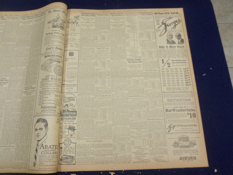 1922 AUGUST 16 NEW YORK TIMES - ROADS ACEPT UNIONS' PLEA TO CONFER - NT 8374