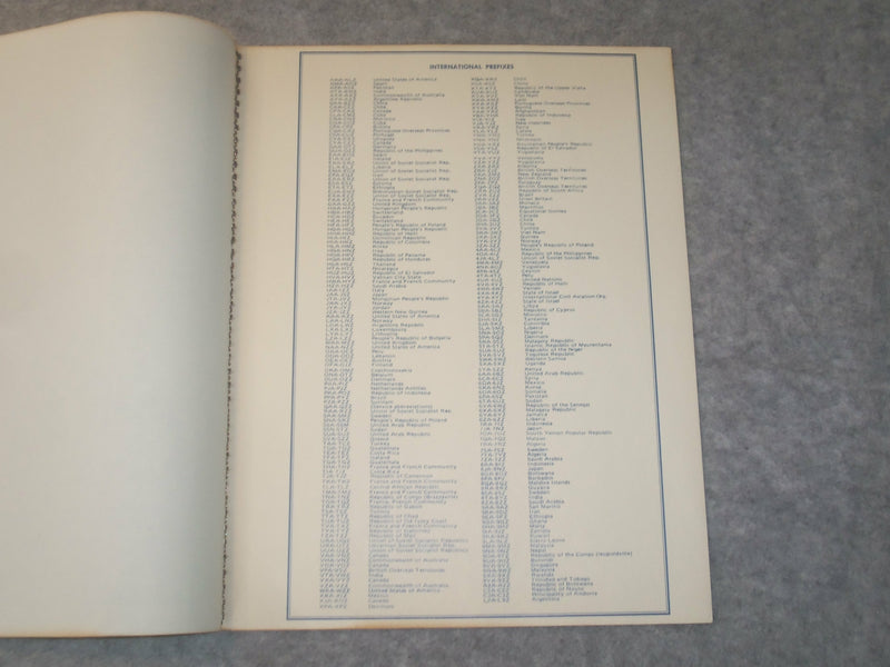 1972 AMATEUR RADIO STATION LOG - AMERICAN RADIO RELAY LEAGUE - J 6296
