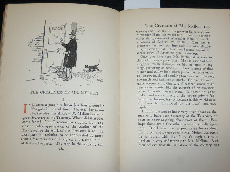 1927 MEN OF DESTINY HARDCOVER BOOK BY WALTER LIPPMANN - KIRBY - KD 7515