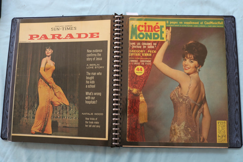 MOVIE STAR SCRAPBOOK - TYRONE POWER - NATALIE WOOD - E 26482