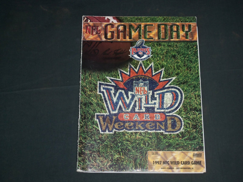 1997 DECEMBER 27 GAMEDAY PROGRAM - NFC WILD CARD GAME- GIANTS VS VIKINGS- B 6468
