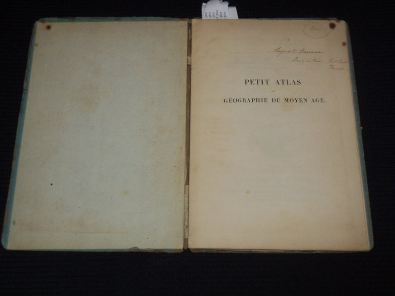1842 PETIT ATLAS DE GEOGRAPHIE DU MOYEN AGE FRENCH ATLAS - GREAT MAPS - KD 7973