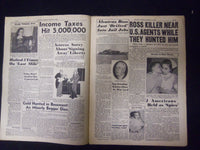 1938 MAR 6 NEW YORK SUNDAY MIRROR-2 AMERICAN STUDENTS ARRESTED AS SPIES- NP 2256