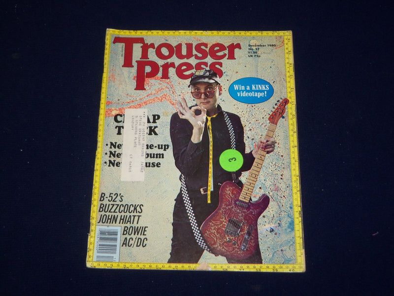 1980 DECEMBER TROUSER PRESS MAGAZINE - CHEAP TRICK COVER - SP 9608