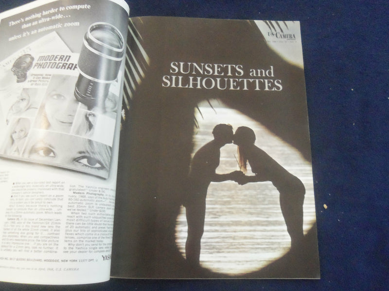 1968 APRIL U.S CAMERA AND TRAVEL MAGAZINE - NEW ENLARGING METER - SP 4714C