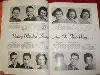 1943 THE ORANGE AND BLACK WOODROW WILSON HS YEARBOOK - CAMDEN, NJ - YB 1806