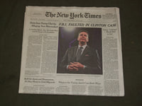 2018 JUNE 15 NEW YORK TIMES- FBI FAULTED IN CLINTON CASE- NYS SUES TRUMP CHARITY