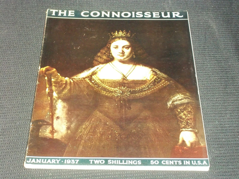 1937 JANUARY THE CONNOISSEUR MAGAZINE - JUNO FRONT COVER - E 5519