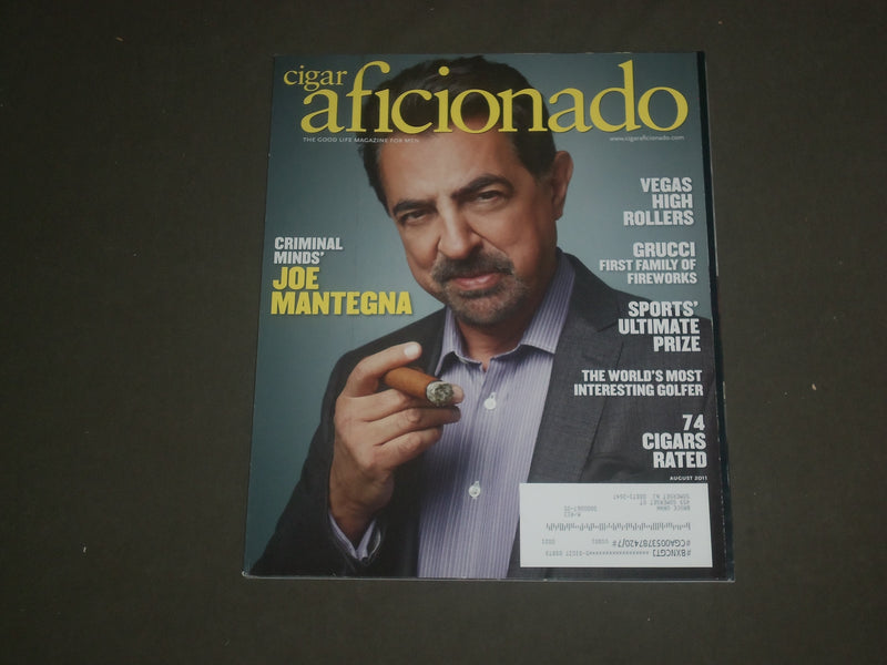2011 JULY/AUGUST CIGAR AFICIONADO MAGAZINE - JOE MANTEGNA COVER - B 4532