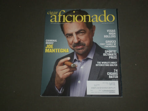 2011 JULY/AUGUST CIGAR AFICIONADO MAGAZINE - JOE MANTEGNA COVER - B 4532