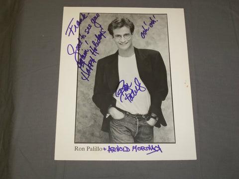 RON PALILO 8 X 10 AUTOGRAPHED PHOTO - ARNOLD HORSHACK-WELCOME BACK KOTTER-J 4018