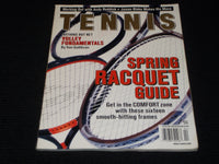 2002 APRIL TENNIS MAGAZINE - RACQUETS FRONT COVER - E 2278