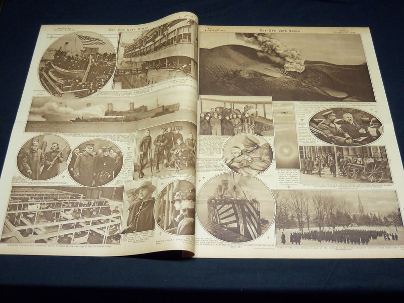 1918 DECEMBER 22 NEW YORK TIMES PICTURE SECTION - SOLDIERS COME HOME - NT 8816