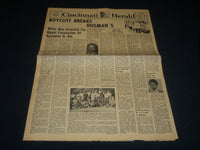 1963 OCTOBER 5 CINCINNATI HERALD NEWSPAPER - BOYCOTT BREAKS HUSMAN'S - NP 4395