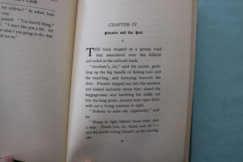 1904 THE ROMANCE OF PISCATOR HARDCOVER BOOK BY H.W. KABUER - KD 9703