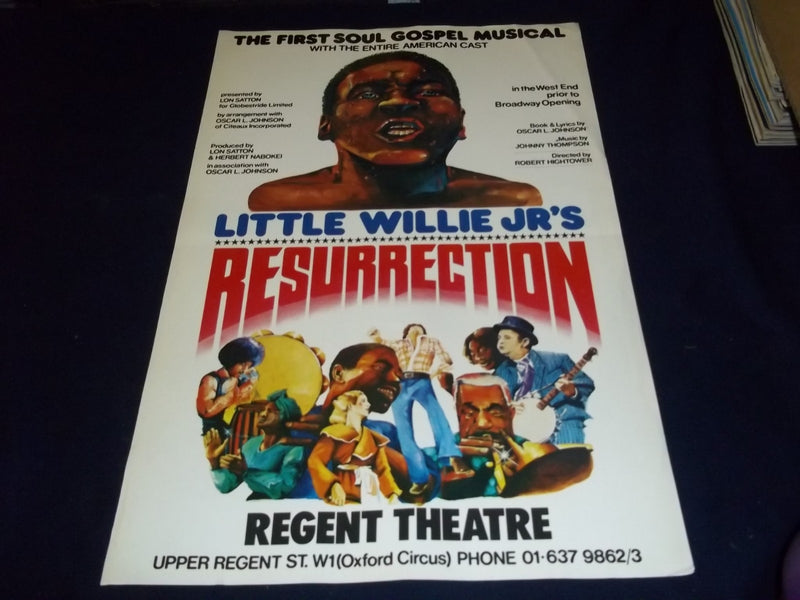 1973 LITTLE WILLIE JR'S RESURRECTION REGENT THEATER POSTER LON SATTON - P 185
