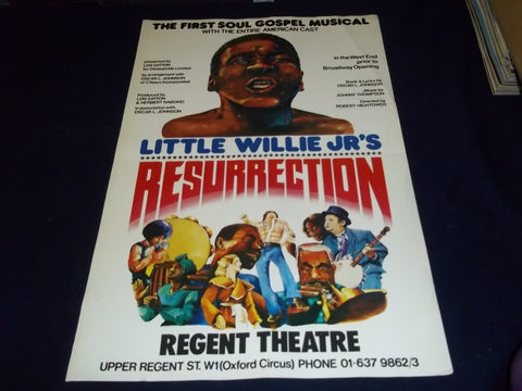 1973 LITTLE WILLIE JR'S RESURRECTION REGENT THEATER POSTER LON SATTON - P 185