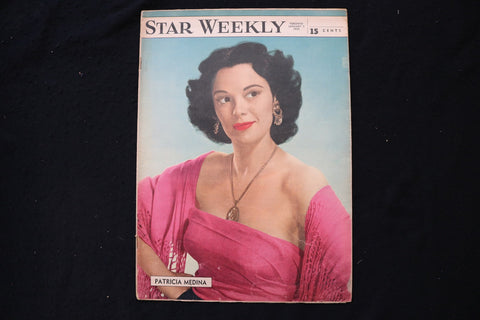 1952 JANUARY 5 STAR WEEKLY MAGAZINE - PATRICIA MEDINA COVER - E 26118