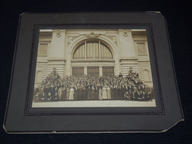 EARLY ELIZA FOWLER HALL - PURDUE GROUP PHOTO - MOUNTED - 13 3/4x11 3/4 - #180