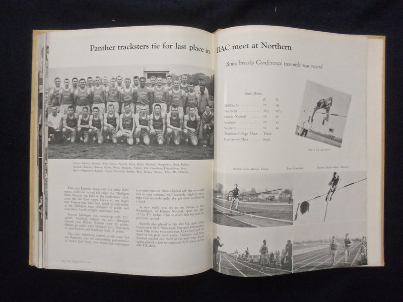 1954 WARBLER EASTERN ILLINOIS STATE COLLEGE YEARBOOK - CHARLESTON, IL - YB 3312