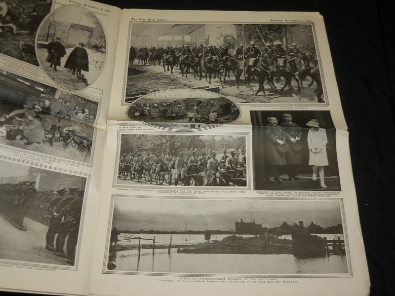 1914 DECEMBER 6 NEW YORK TIMES PICTURE SECTION - ARMY & NAVY GAME - NP 5611