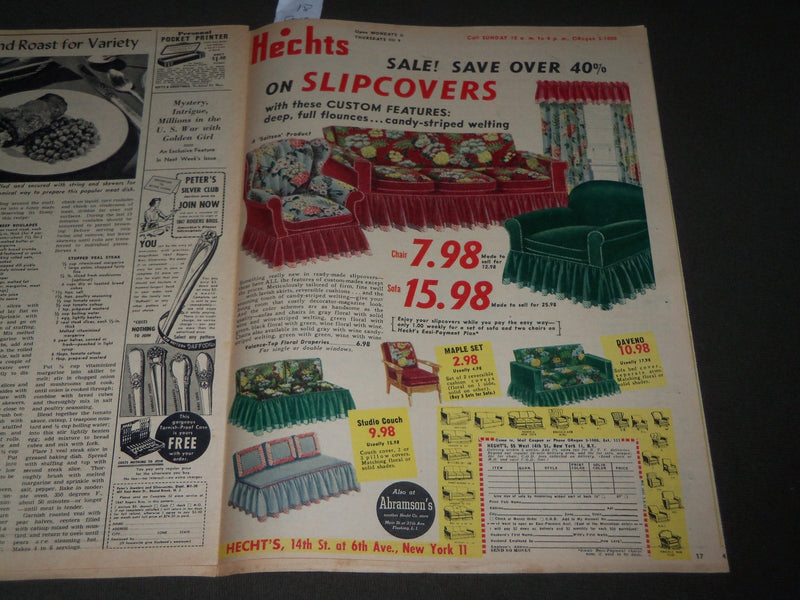1953 FEBRUARY 8 SUNDAY MIRROR MAGAZINE SECTION - VANESSA BROWN - J 3004