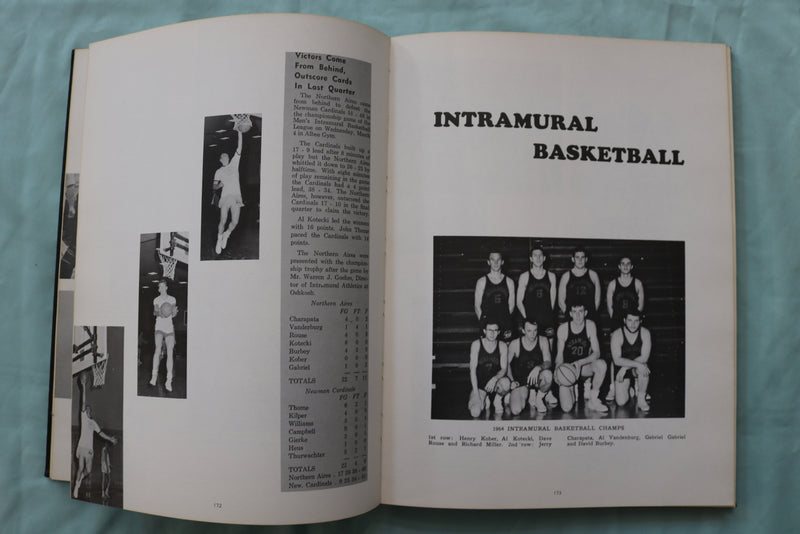 1964 QUIVER WISCONSIN STATE UNIVERSITY YEARBOOK - OSHKOSH, WISCONSIN - YB 3574