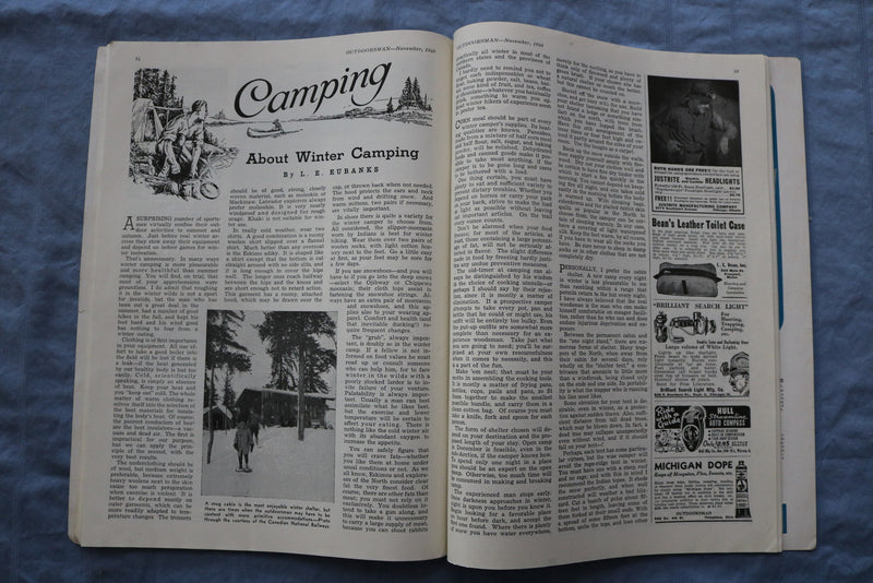 1940 NOVEMBER OUTDOORSMAN MAGAZINE - CAMP PERRY SHOOT - ST 1001G