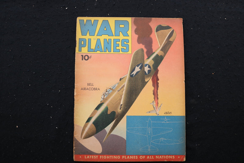 1942 WAR PLANES MAGAZINE - BELL AIRACOBRA COVER - SP 2617X