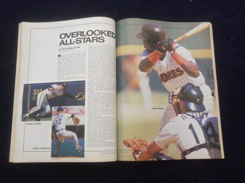 1988 STREET AND SMITH'S BASEBALL MAGAZINE - DALE MURPHY COVER - SP 1523M