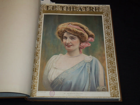 1909 JULY-DECEMBER LE THEATRE MAGAZINE BOUND VOLUME - 12 ISSUES - KD 2278L