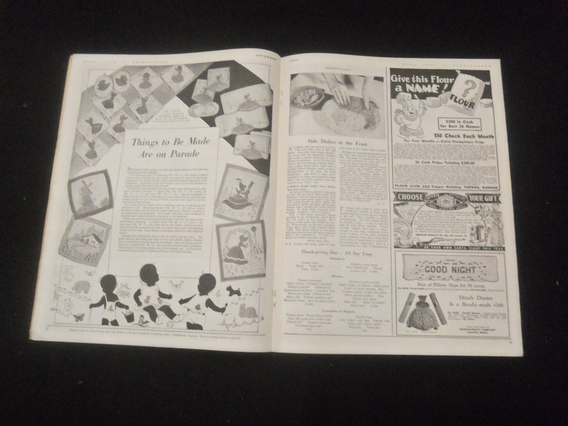 1938 NOVEMBER HOME ARTS NEEDLECRAFT MAGAZINE - SIX WAYS TO REFURBISH - SP 886K