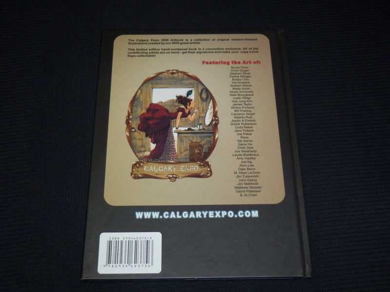 2008 CALGARY COMIC & ENTERTAINMENT EXPO ARTBOOK - HARDCOVER - KD 4585A