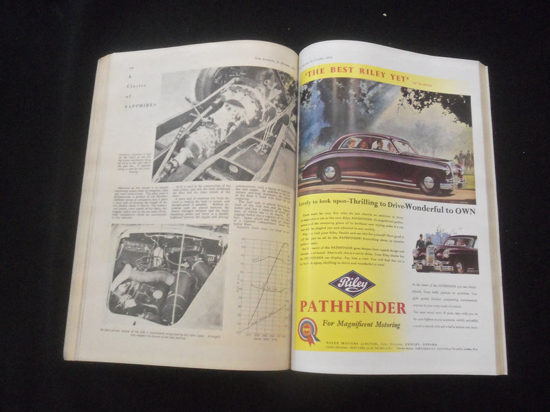 1955 OCTOBER 21 THE AUTOCAR MAGAZINE - CHANGE AT EARLS COURT - BRITISH - J 7837