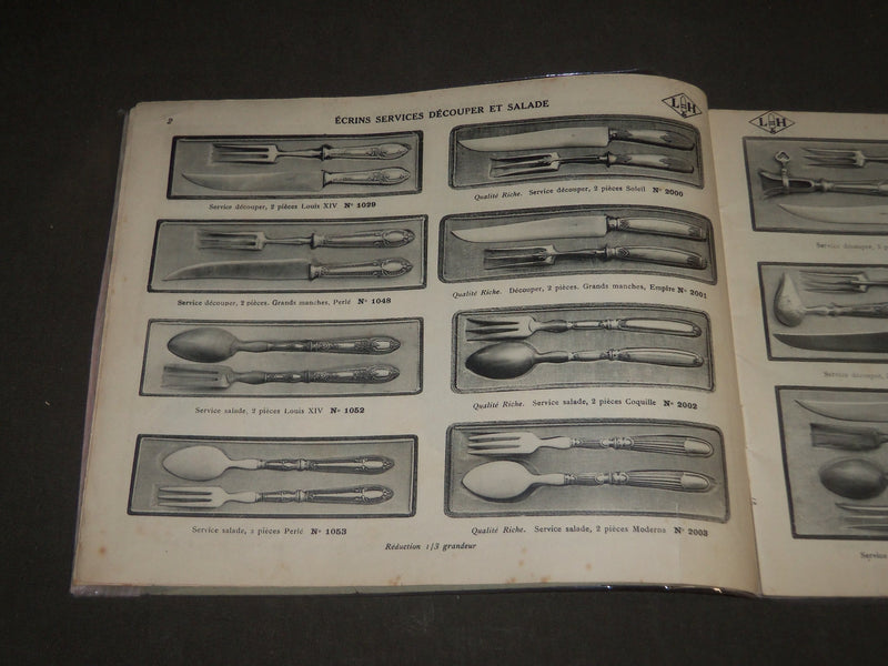 1900'S LOWCAY ET HENRY ORFEVRERIE ARGENT & METAL FRENCH CATALOGUE - FR 358