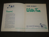 1959-1970 CUB SCOUT ACTIVITY BOOKS LOT OF 3 - WATER FUN - BACK YARD - O 1106