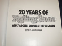 1987 20 YEARS OF ROLLING STONE LONG STRANGE TRIP BOOK BY JANN WENNER - KD 2989